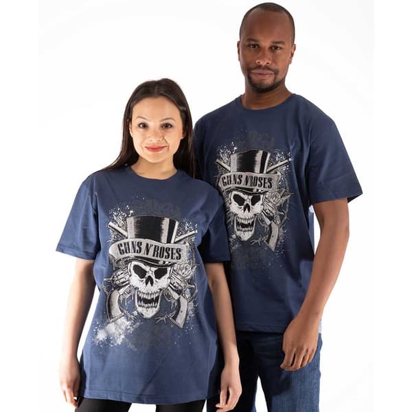 Guns N' Roses Unisex T-Shirt: Faded Skull (XX-Large)