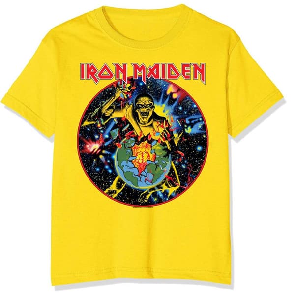 Iron Maiden Unisex T-Shirt: World Piece Tour Circle (XX-Large)