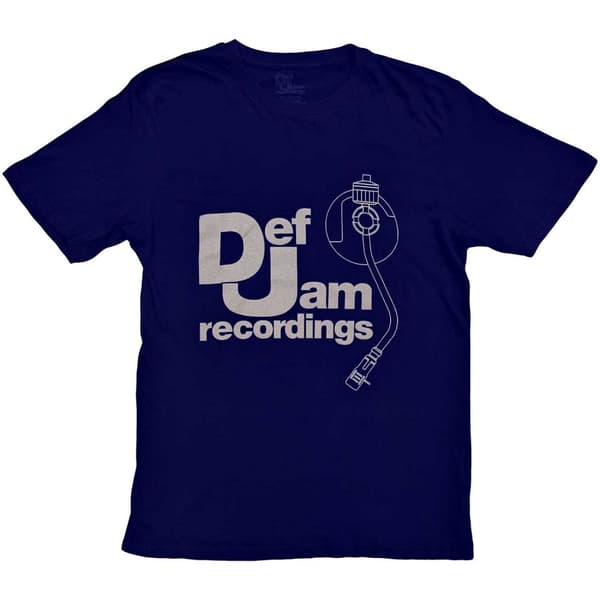 Def Jam Recordings Unisex T-Shirt: Logo & Stylus (Medium)