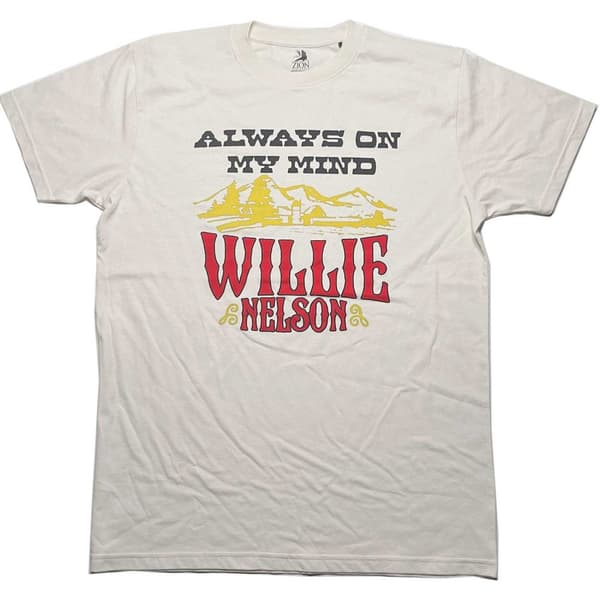 Willie Nelson Unisex T-Shirt: Always On My Mind (Small)