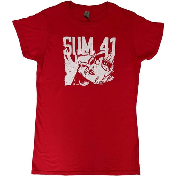 Sum 41 Ladies T-Shirt: Embrace (Ex-Tour) (Small)