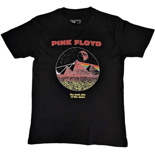 Pink Floyd Unisex T-Shirt: Vintage Pyramids (Small)