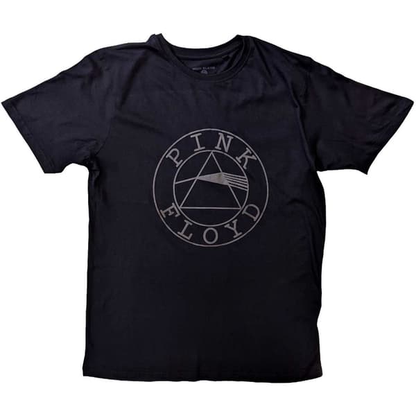 Pink Floyd Unisex Hi-Build T-Shirt: Circle Logo (X-Large)