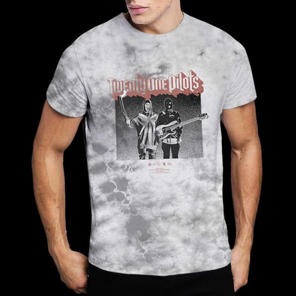 Twenty One Pilots Unisex T-Shirt: Torch Bearers (Wash Collection) (Large)
