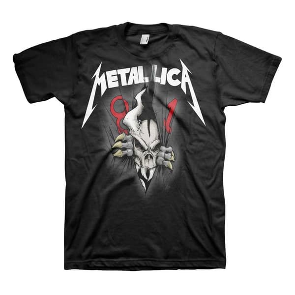Metallica Unisex T-Shirt: 40th Anniversary Ripper (X-Large)