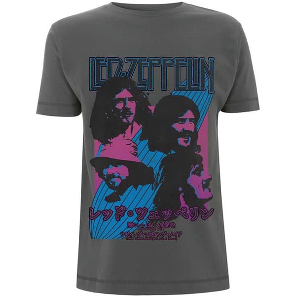 Led Zeppelin Unisex T-Shirt: Japanese Blimp (X-Large)