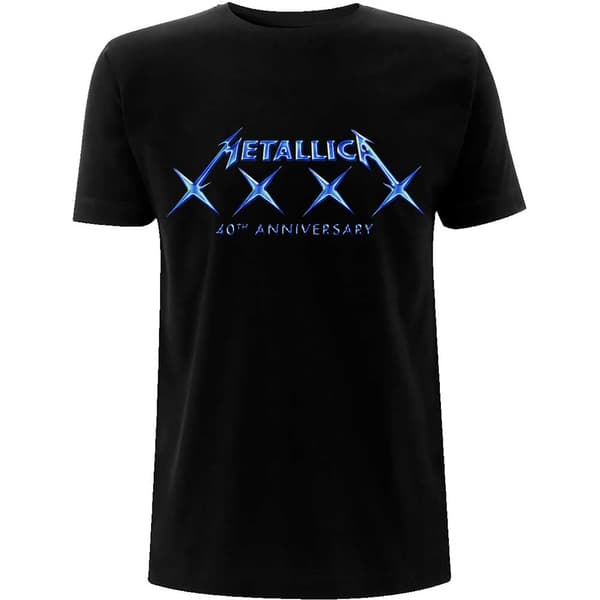 Metallica Unisex T-Shirt: 40 XXXX (Large)