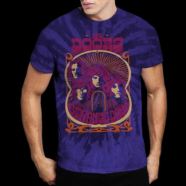 The Doors Unisex T-Shirt: Strange Days (Wash Collection) (Medium)