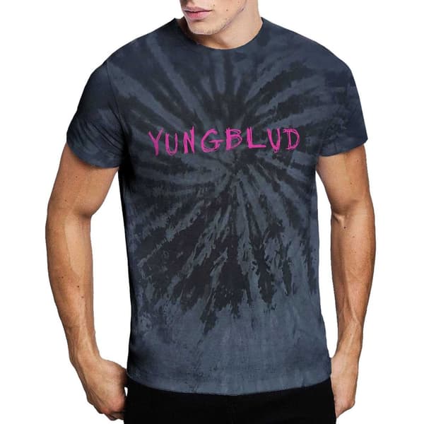 Yungblud Unisex T-Shirt: Scratch Logo (Wash Collection) (Medium)