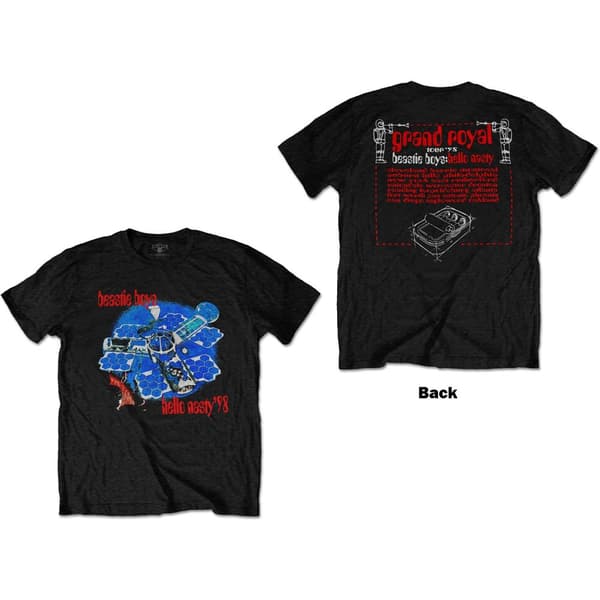 The Beastie Boys Unisex T-Shirt: Hello Nasty (Back Print) (Large)