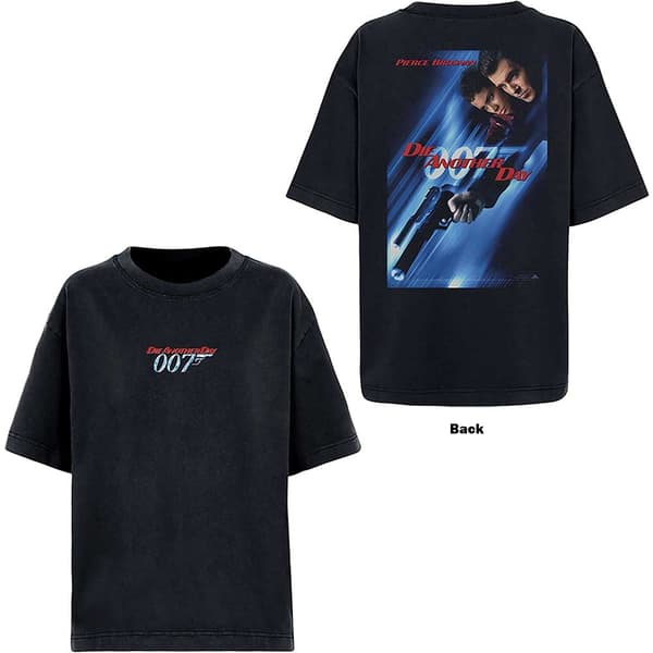James Bond 007 Unisex T-Shirt: Die Another Day (Back Print) (Small)