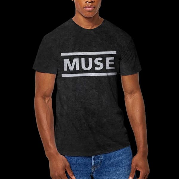 Muse Unisex T-Shirt: Logo (Wash Collection) (Small)