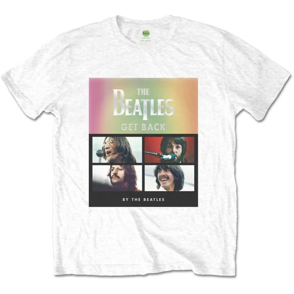 The Beatles Unisex T-Shirt: Album Faces Gradient (X-Large)