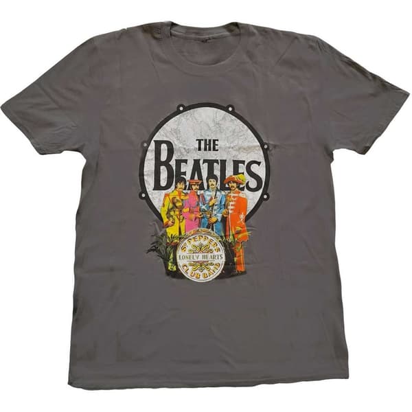 The Beatles Unisex T-Shirt: Sgt Pepper & Drum (XX-Large)