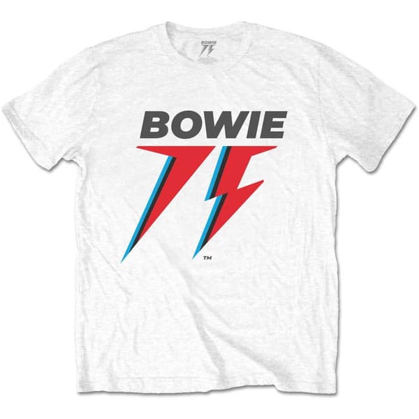 David Bowie Unisex T-Shirt: 75th Logo (XX-Large)