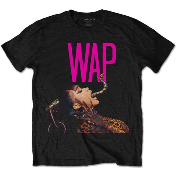 Cardi B Unisex T-Shirt: Dripping Snake (Medium)