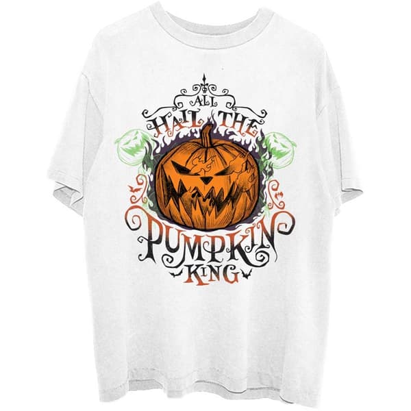Disney Unisex T-Shirt: The Nightmare Before Christmas All Hail… (Medium)