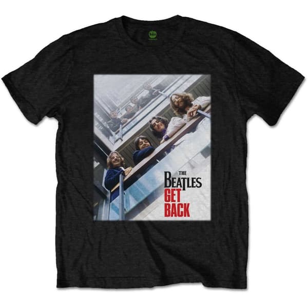 The Beatles Unisex T-Shirt: Get Back Poster (Small)
