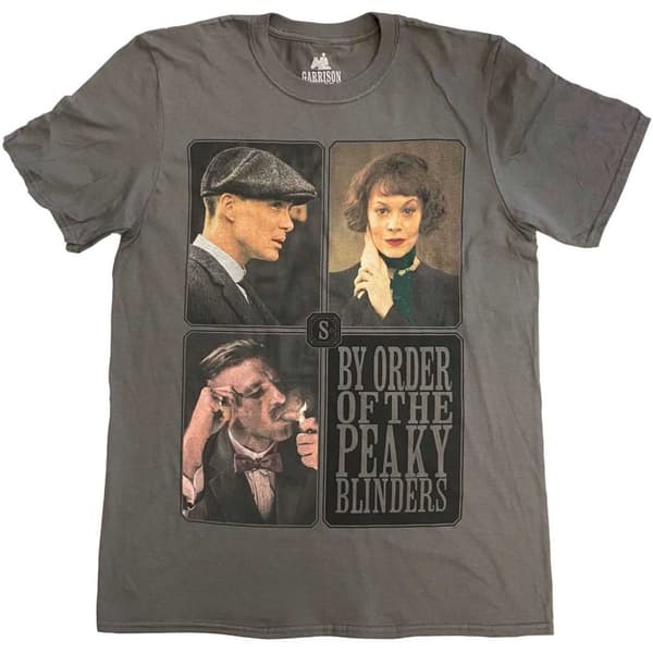 Peaky Blinders Unisex T-Shirt: Portraits Grid (Large)