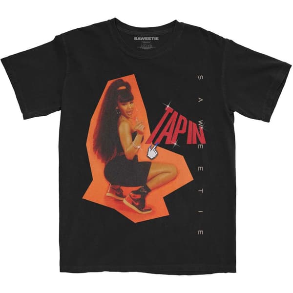 Saweetie Unisex T-Shirt: Tapin (Small)