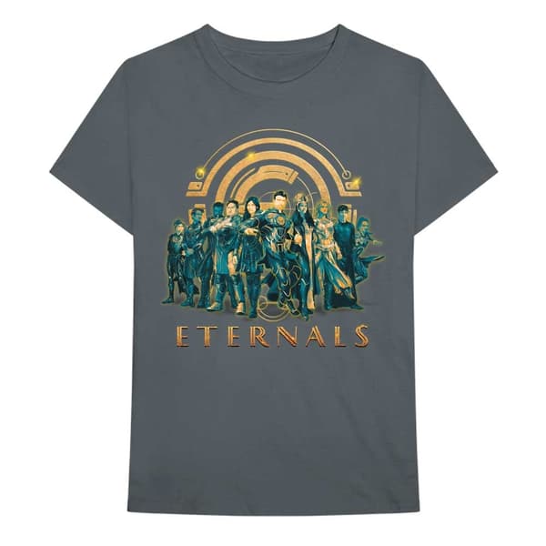 Marvel Comics Unisex T-Shirt: Eternals Heroes (Small)