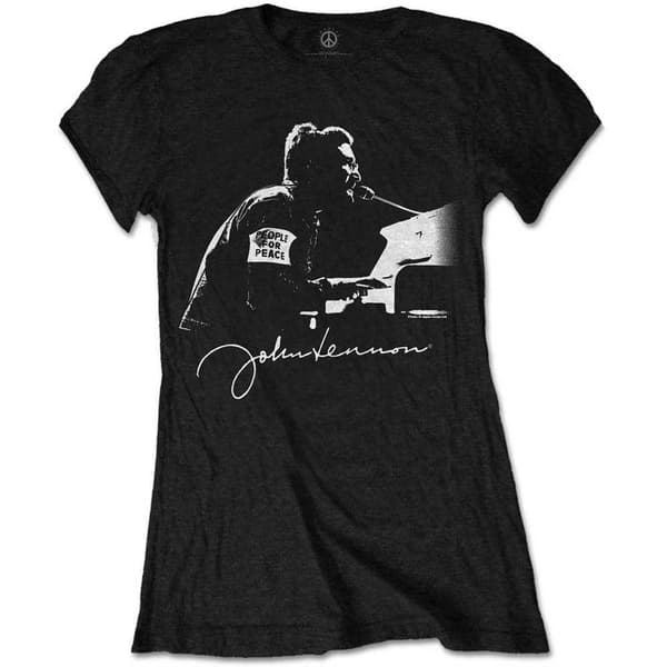 John Lennon Ladies T-Shirt: People for Peace (XXX-Large)