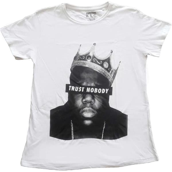 Biggie Smalls Ladies T-Shirt: Trust Nobody (14)