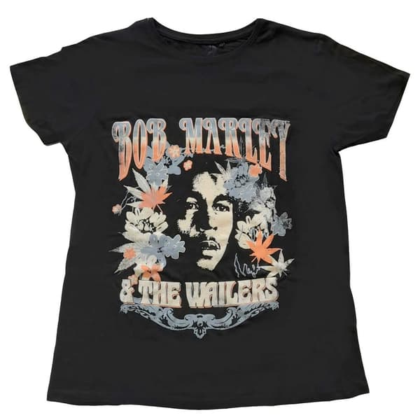 Bob Marley Ladies T-Shirt: & The Wailers (16)