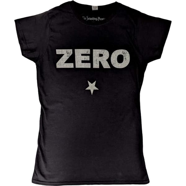 The Smashing Pumpkins Ladies T-Shirt: Zero Distressed (X-Large)