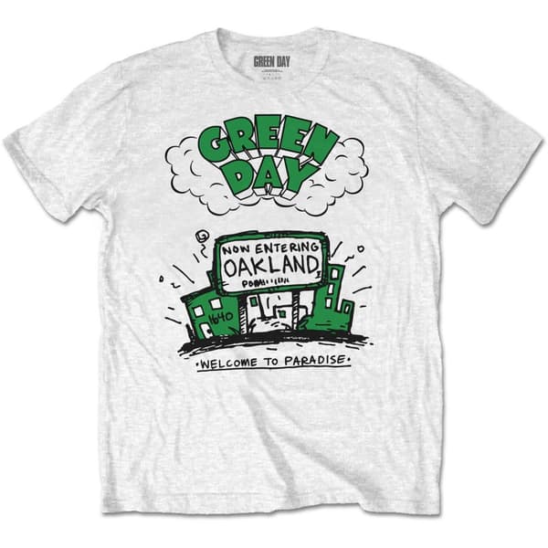 Green Day Kids T-Shirt: Welcome to Paradise (9-10 Years)