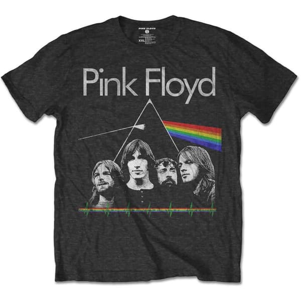 Pink Floyd Kids T-Shirt: DSOTH Band & Pulse (5-6 Years)