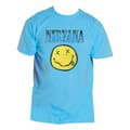 Miniatyrbild 4 av 4: Nirvana T Shirt Band Logo Smile Official Mens Turquoise