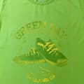 Miniatyrbild 2 av 4: Green Day T Shirt All Stars Band Logo Official Womens Skinny Fit Green