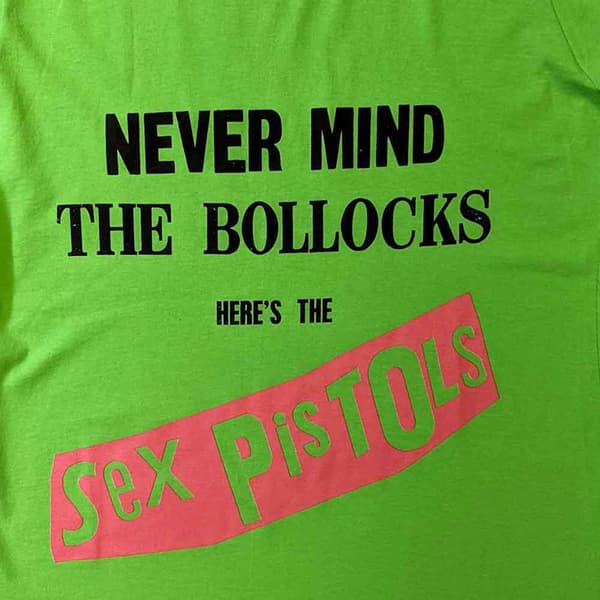 The Sex Pistols T Shirt Nevermind Original Album Band Logo Official Womens