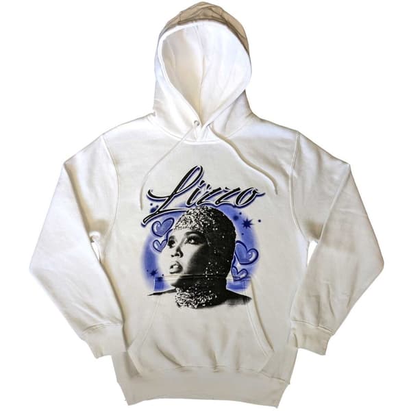 Lizzo Unisex Pullover Hoodie: Special Hearts Airbrush (XX-Large)