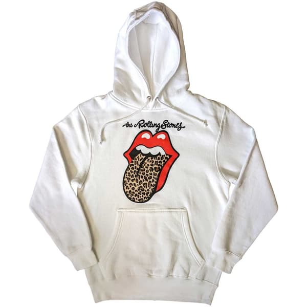 The Rolling Stones Unisex Pullover Hoodie: Leopard Tongue (XX-Large)