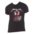 Miniatyrbild 3 av 4: Metallica T Shirt Enter Sandman Poster Band Logo Official Unisex Black
