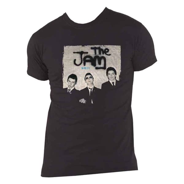 The Jam T Shirt In The City Band Logo Official Unisex Black