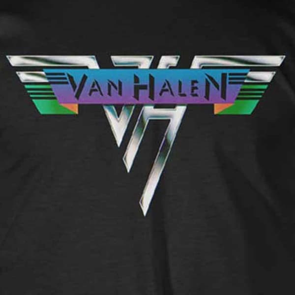 Van Halen T Shirt Original Band Logo Official Unisex Black