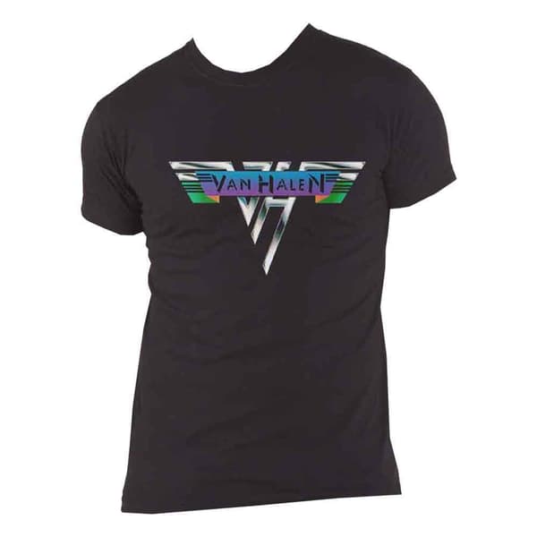 Van Halen T Shirt Original Band Logo Official Unisex Black