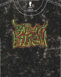 Miniatyrbild 2 av 3: Billie Eilish T Shirt Graffiti Logo Official Unisex Black Snow Wash
