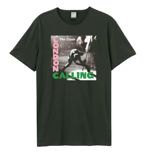Clash: London Calling Amplified Vintage Charcoal XX Large T Shirt