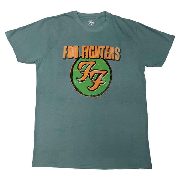 Foo Fighters T Shirt Graff Band Logo Official Eco Unisex