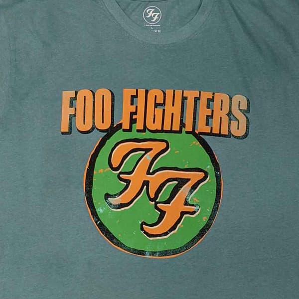 Foo Fighters T Shirt Graff Band Logo Official Eco Unisex
