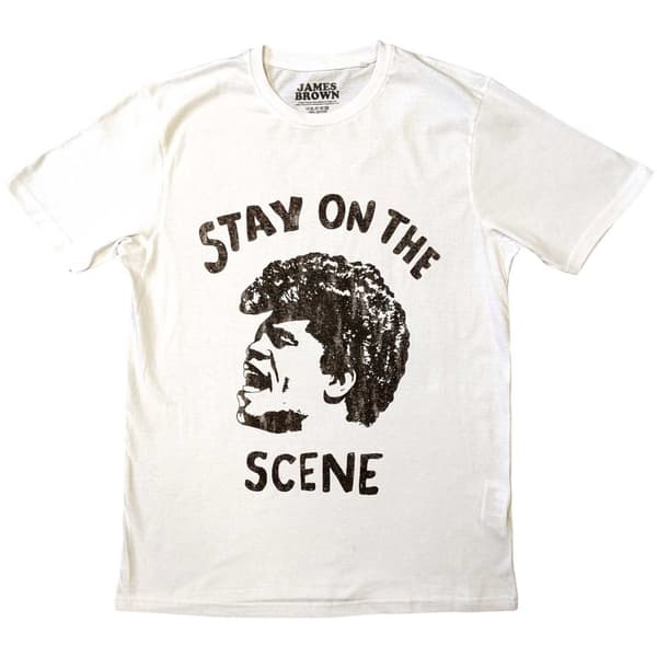 James Brown Unisex T-Shirt: Stay On The Scene (X-Large)