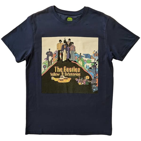 The Beatles Unisex T-Shirt: Yellow Submarine Album Cover (Small)