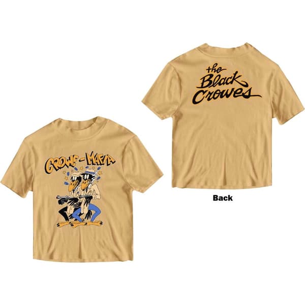 The Black Crowes Unisex T-Shirt: Crowe Mafia (Back Print) (Medium)