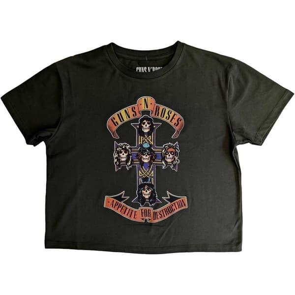 Guns N' Roses Ladies Crop Top: Appetite For Destruction (XX-Large)