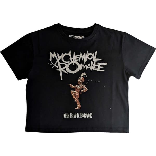 My Chemical Romance Ladies Crop Top: March (Large)