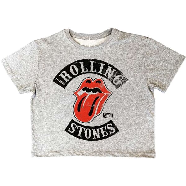 The Rolling Stones Ladies Crop Top: Tour '78 (XX-Large)